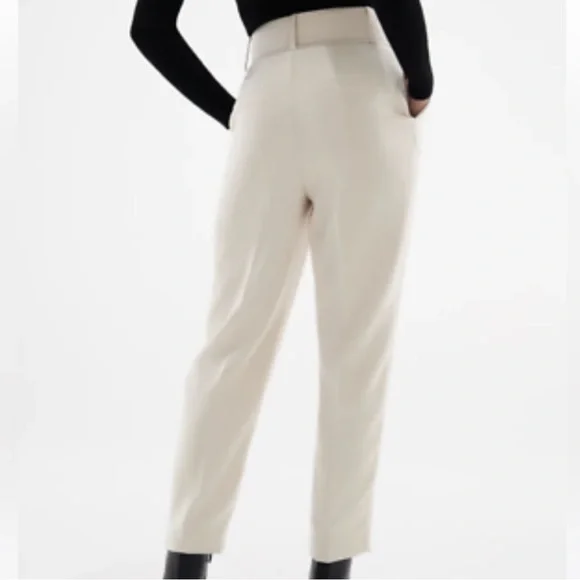 Blogger's Favorite 🤩 Zara Business Pants with Fabric Covered Belt - Picture 4 of 6